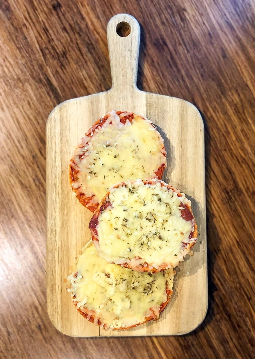 Pizza Bagels (6, 12) Redcliff Bakery